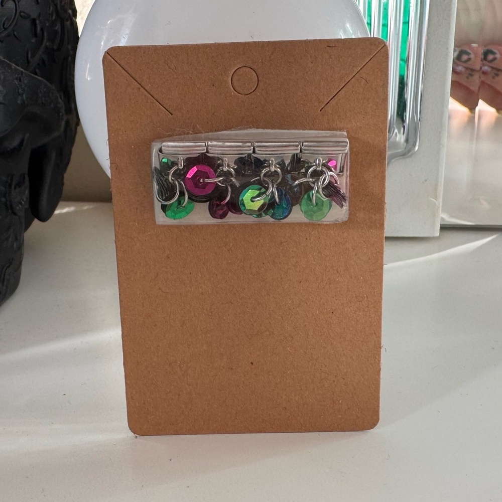 3/$15 Add-a-Link Bracelet Charm Sequin Charm (4 Links)